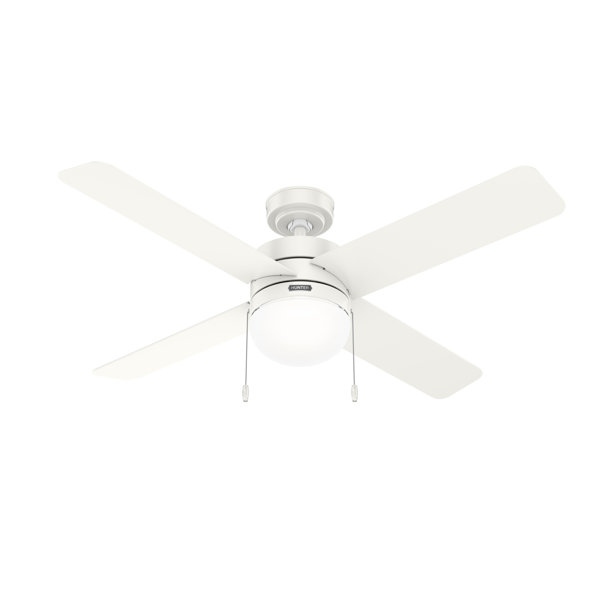 Hunter Fan 52" Timpani 4 Blade Ceiling Fan With LED Light Kit And Pull Chain Wayfair